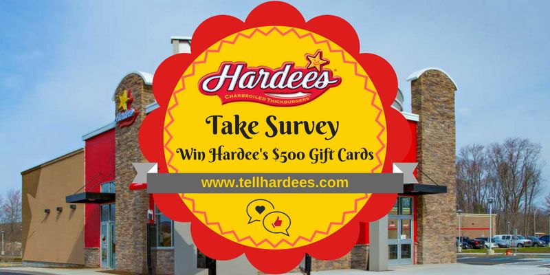 Tellhardee - Get a Coupon Code - Hardee's Survey
